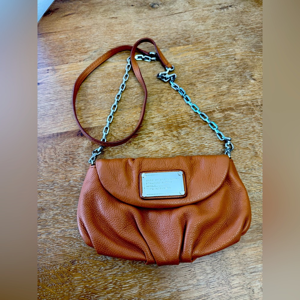Marc Jacob’s Leather Shoulder Clutch Bag